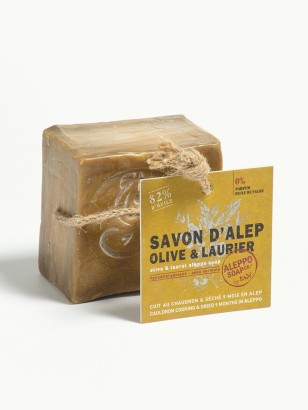 SAVON D'ALEP NU · Olive & Laurier