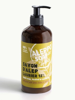 SAVON D'ALEP LIQUIDE · Laurier 12 %