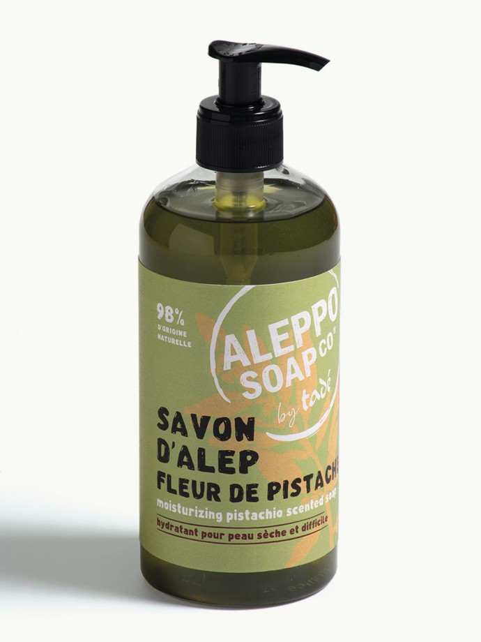 SAVON D'ALEP LIQUIDE · Fleur de Pistache