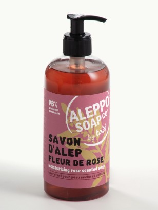 SAVON D'ALEP LIQUIDE · Fleur de Rose