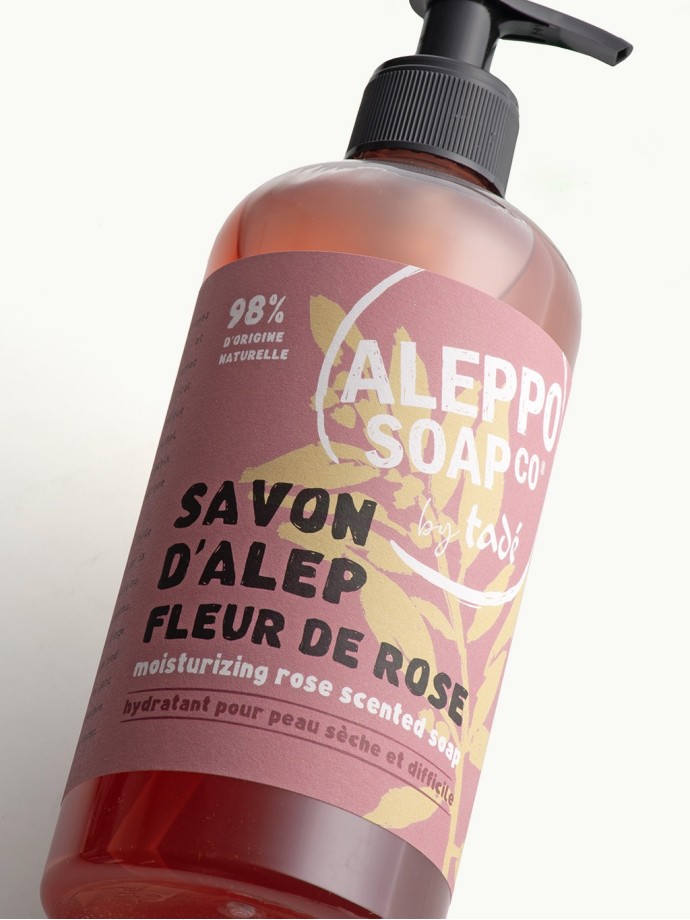 SAVON D'ALEP LIQUIDE · Fleur de Rose