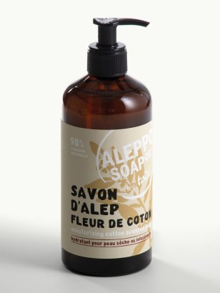 SAVON D'ALEP LIQUIDE · Fleur de Coton