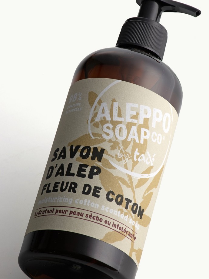 SAVON D'ALEP LIQUIDE · Fleur de Coton