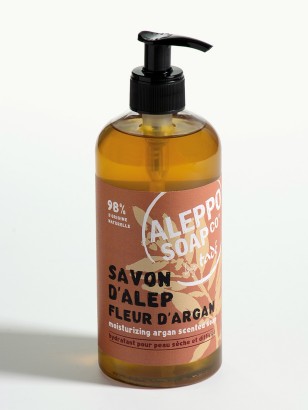 SAVON D'ALEP LIQUIDE · Fleur d'Argan