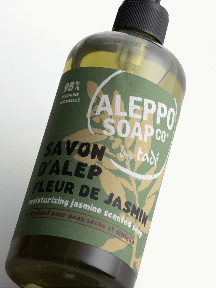 SAVON D'ALEP LIQUIDE · Fleur de Jasmin