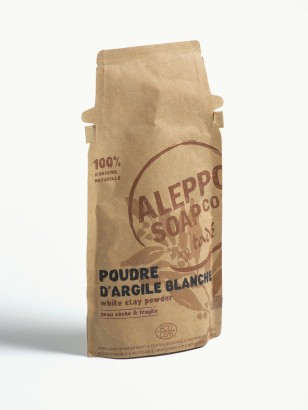 POUDRE D'ARGILE BLANCHE · Aleppo Soap Co