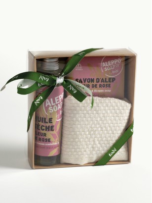 COFFRET FLEUR DE ROSE · Aleppo Soap Co