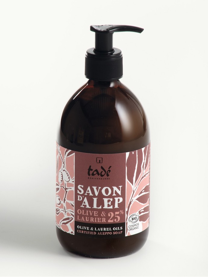 SAVON D'ALEP LIQUIDE · Laurier 25%