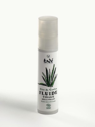 Fluide visage Aloe de Corfou certifié cosmos org