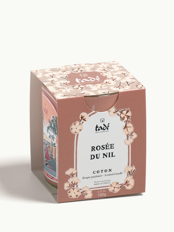 Bougie parfumée Coton Tadé, Rosée du Nil