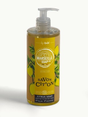 Savon liquide citron certifié ECOCERT Marseille Soap