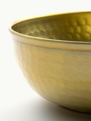 HAMMAM BOWL · Golden Brass