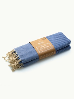 HAMMAM BLUE TOWEL · Organic Cotton